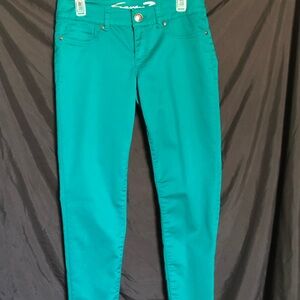 Seven Jean women leggings teal green size 30